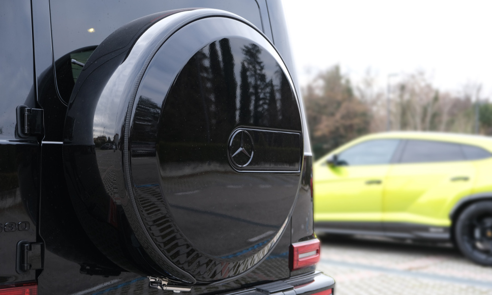 Mercedes Classe G retro ruota di scorta